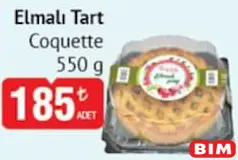 COQUETTE ELMALI TART 550 G fiyat ve kampanya bilgisi